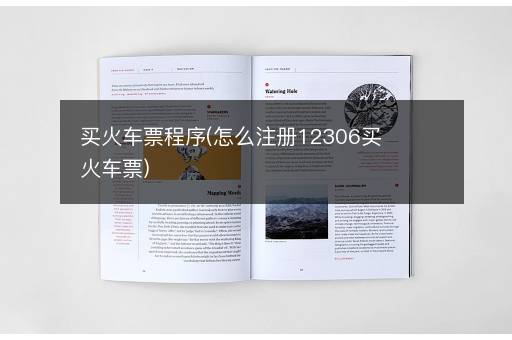 买火车票程序(怎么注册12306买火车票)